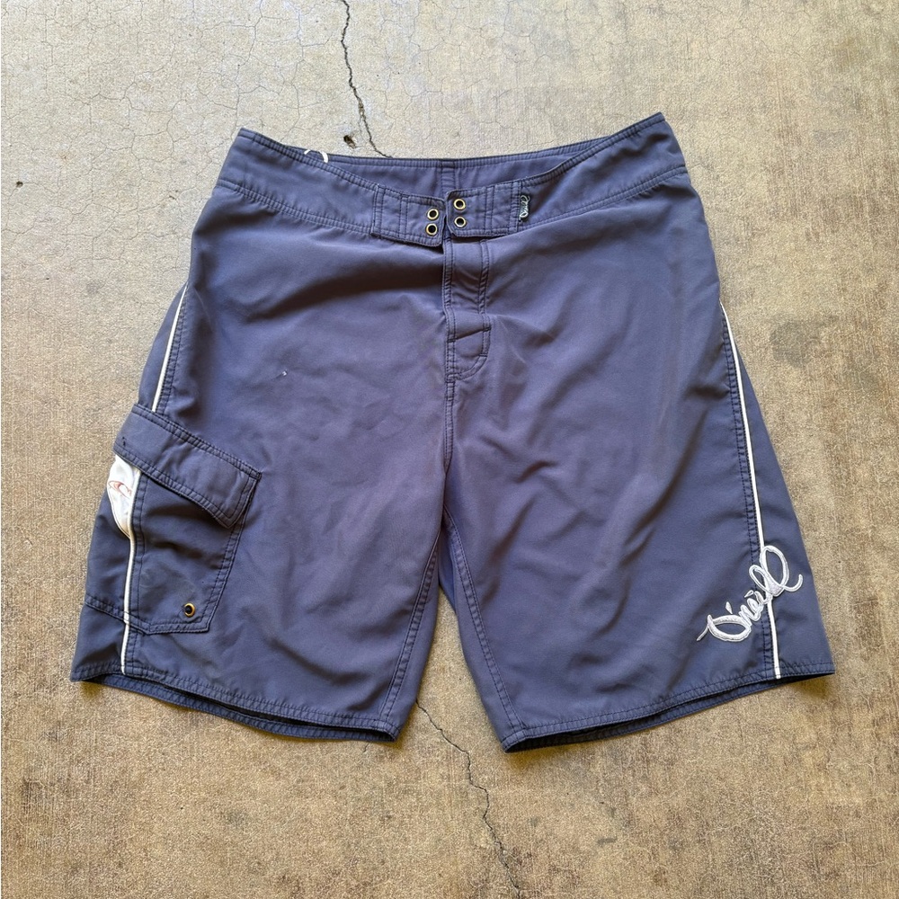 Y2K O'Neill Navy Board Shorts Quick-Dry Athletic Swimwear
